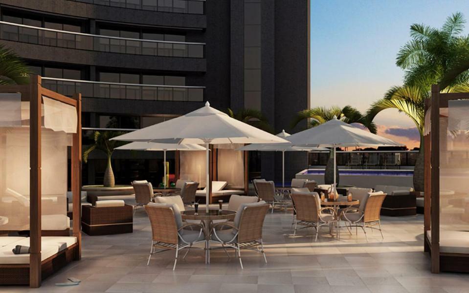 Apartamento De Luxo Landscape Beira Mar Platinum فورتاليز المظهر الخارجي الصورة